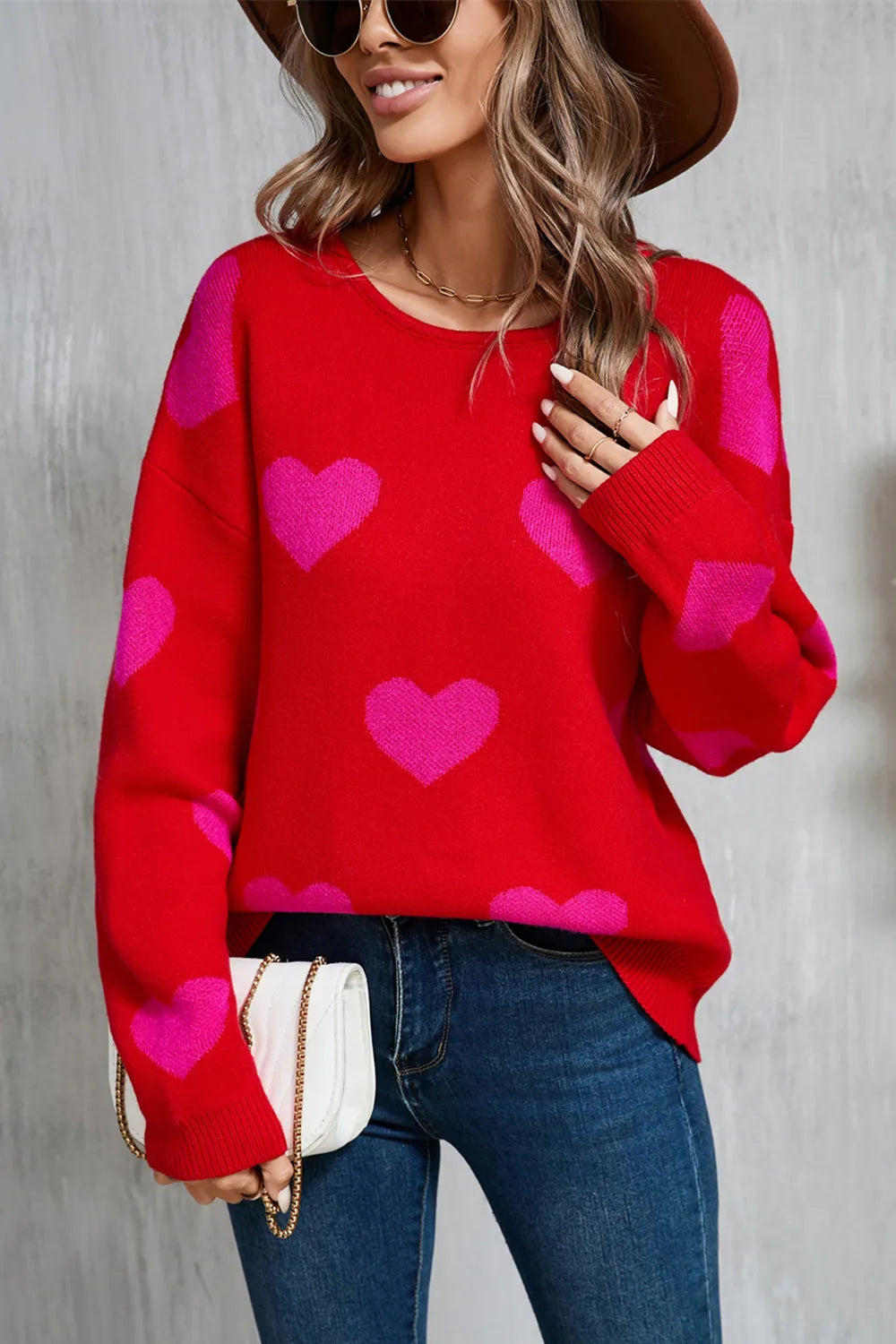 Angel Wings Heart Sweater