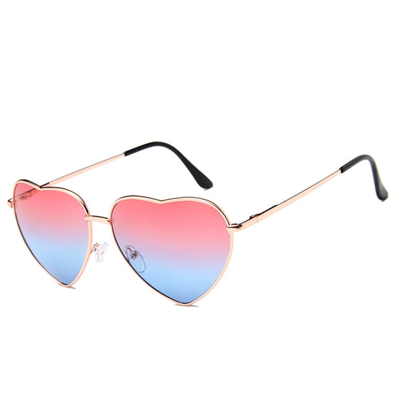 Heart Sunglasses - Candy Color Shades for Women