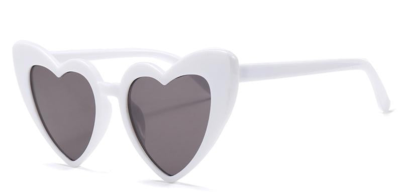 Cat Eye Vintage Heart Shape Sunglasses for Women