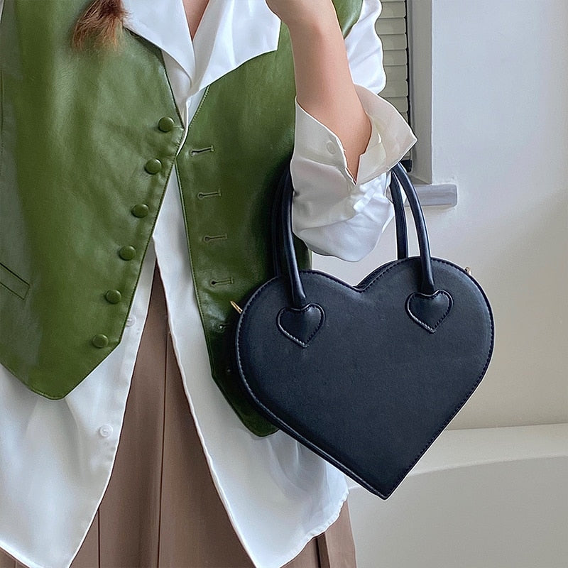 Vintage Love Heart Women's Shoulder Bag