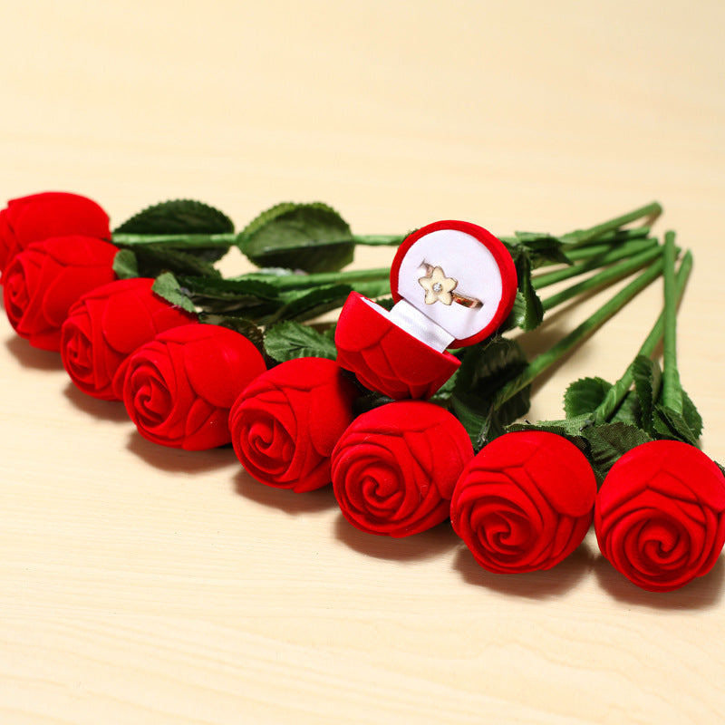 Red Rose Ring Box - Valentine's Day Surprise!