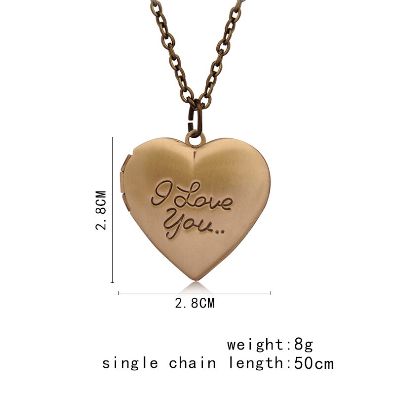 DIY Love Heart Secret Message Locket - Vintage Gift for Couples