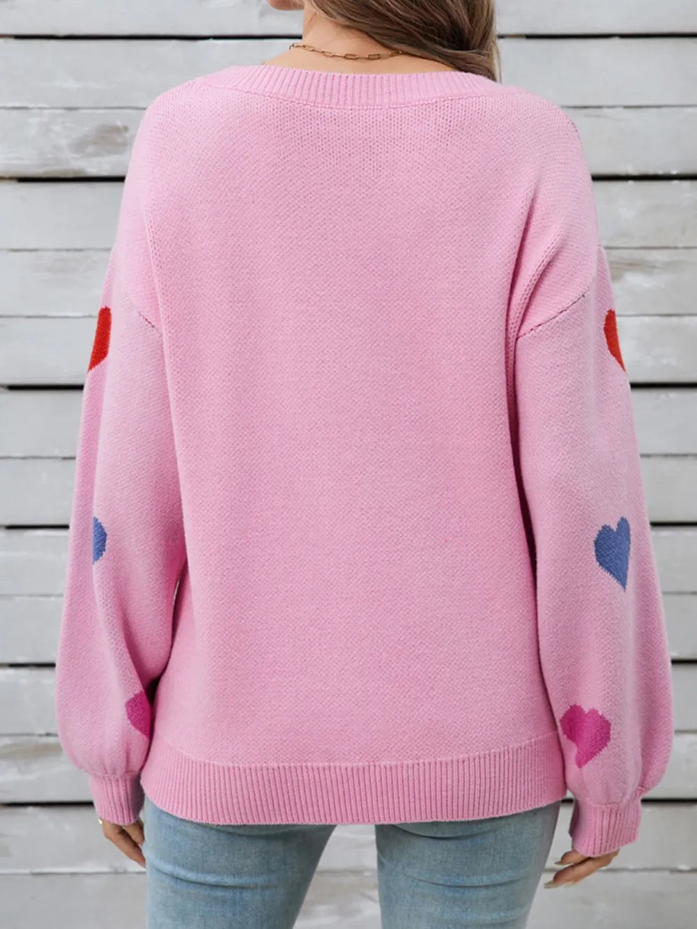 Angel Wings Heart Long Sleeve Sweater