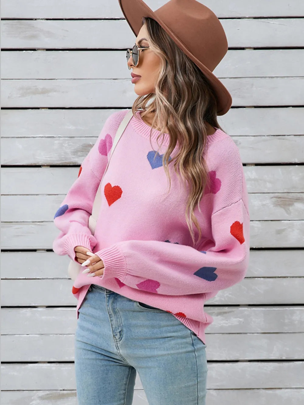 Angel Wings Heart Long Sleeve Sweater
