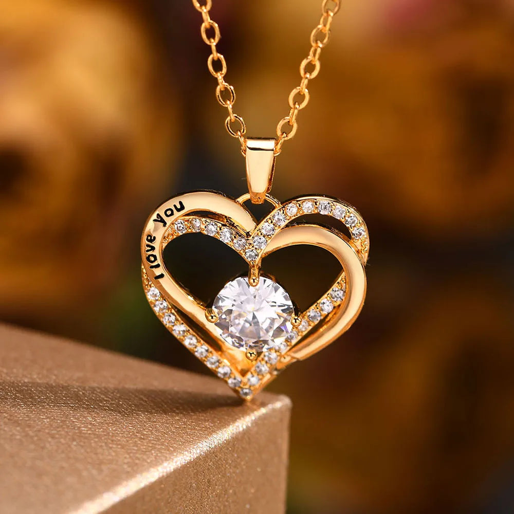 Heart Necklace for Women - Birthstone Jewelry