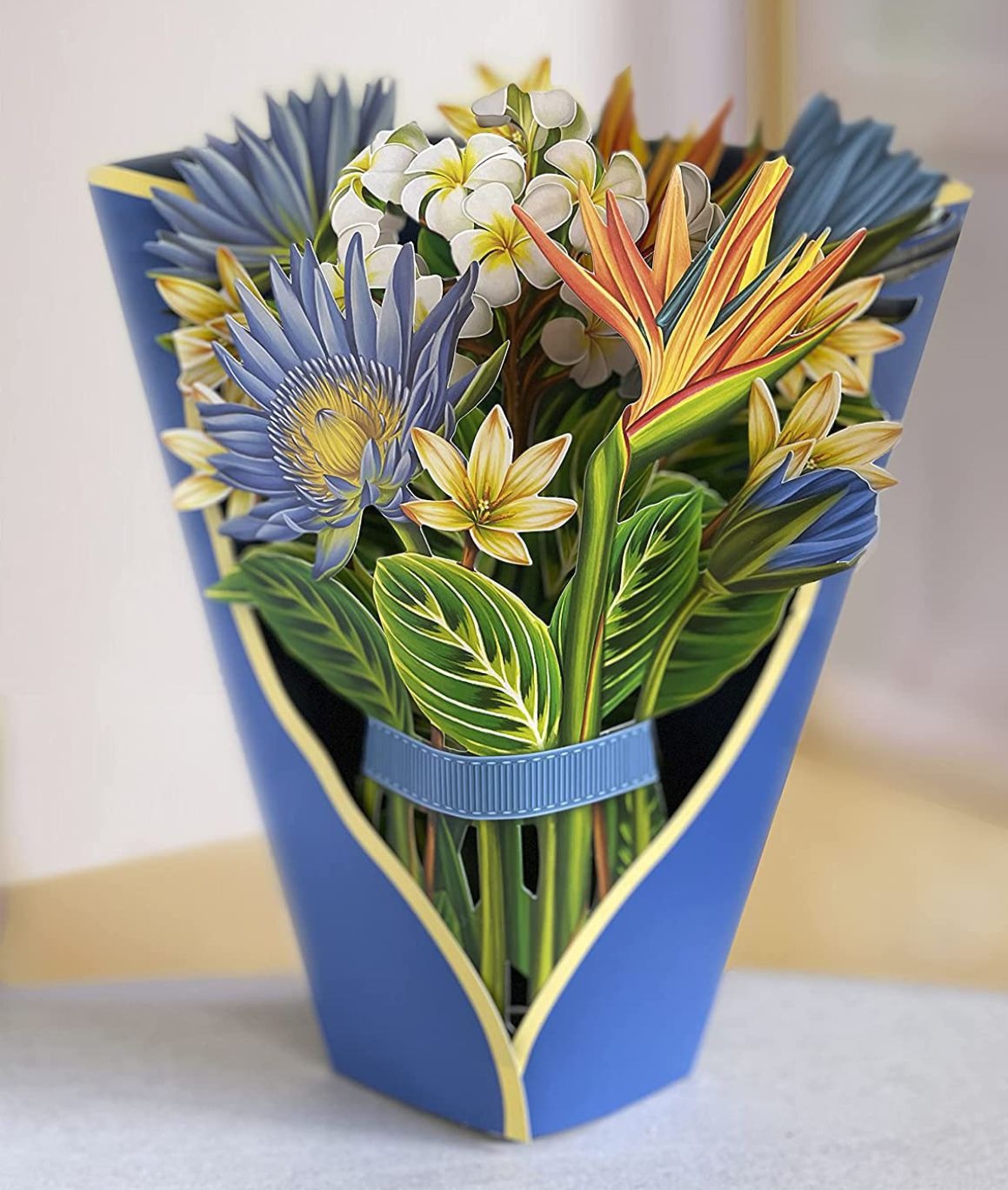 3D Paper Flowers Popup Greeting Cards