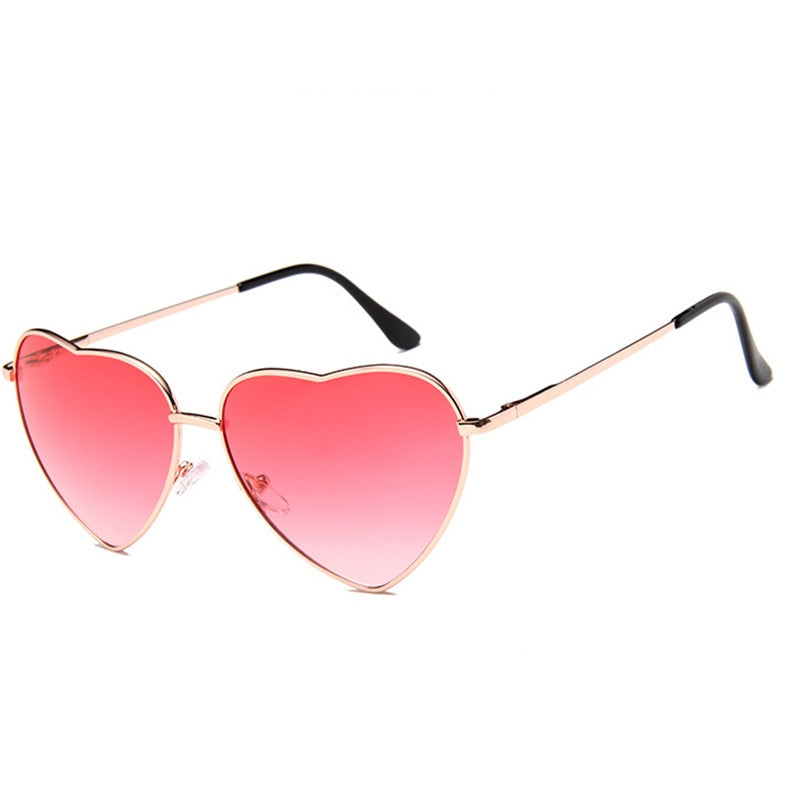 Heart Sunglasses - Candy Color Shades for Women