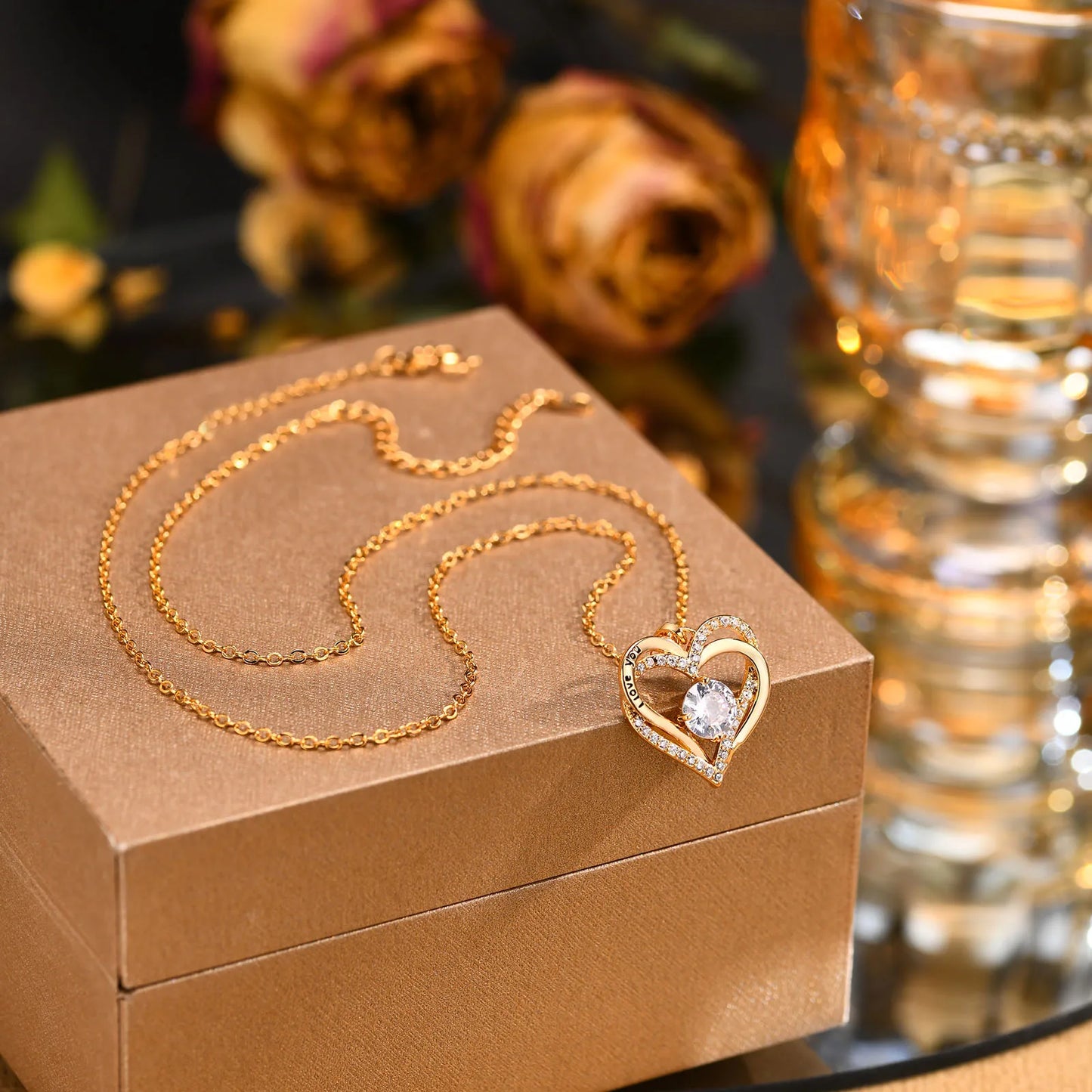 Heart Necklace for Women - Birthstone Jewelry