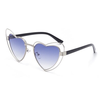 Marry Cat Eye Heart Sunglasses - Retro Luxury for Women