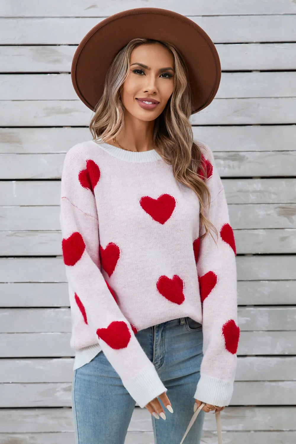 Angel Wings Heart Long Sleeve Sweater