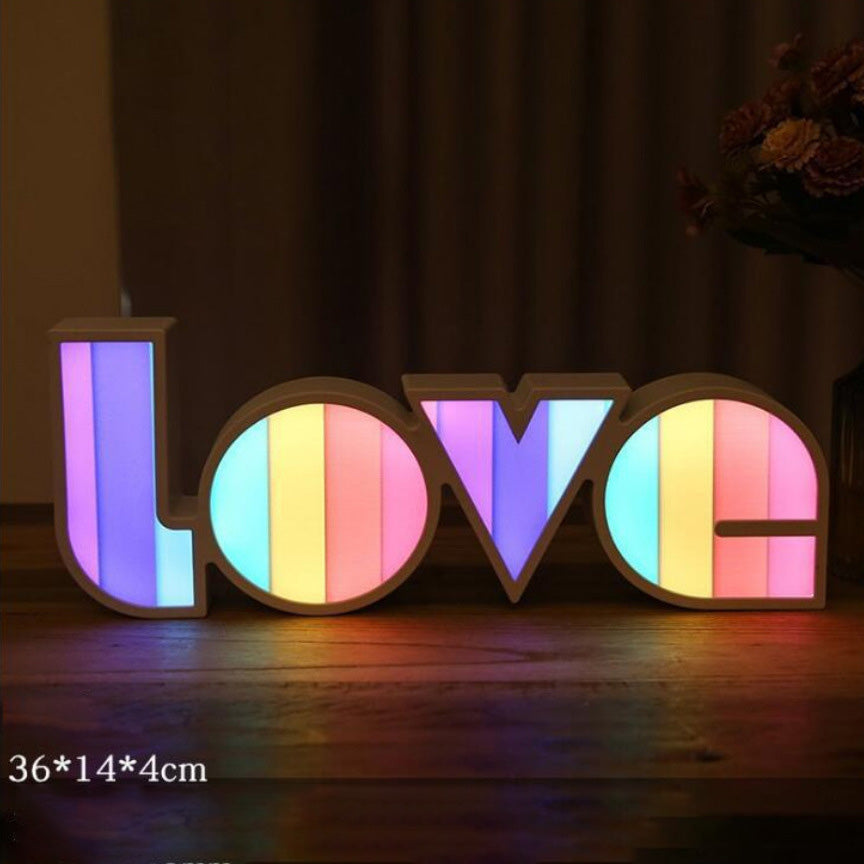Explosive LED Letter Light Box - LOVE