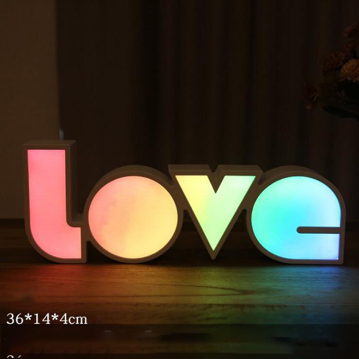Explosive LED Letter Light Box - LOVE