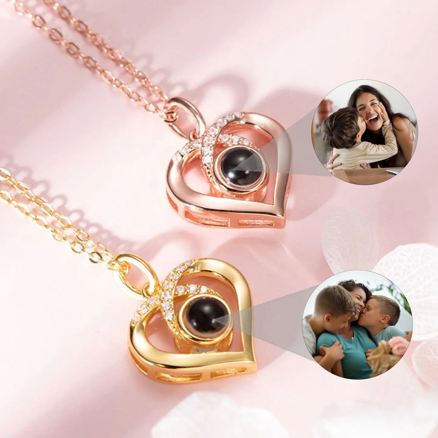 Personalized Photo Projection Necklace