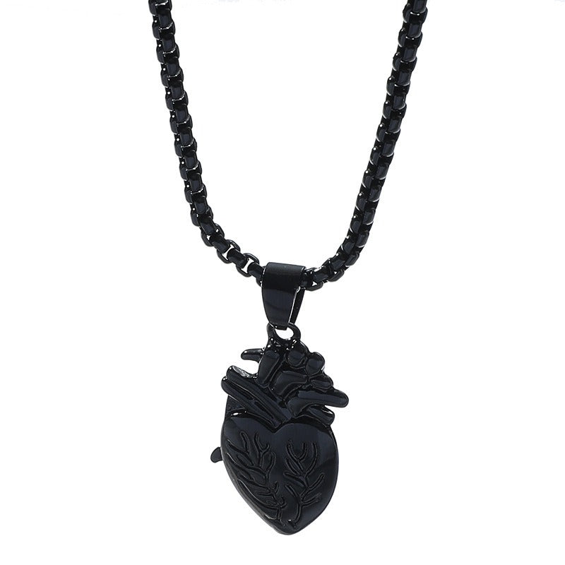 Creative Heart Couple Pendant Necklace