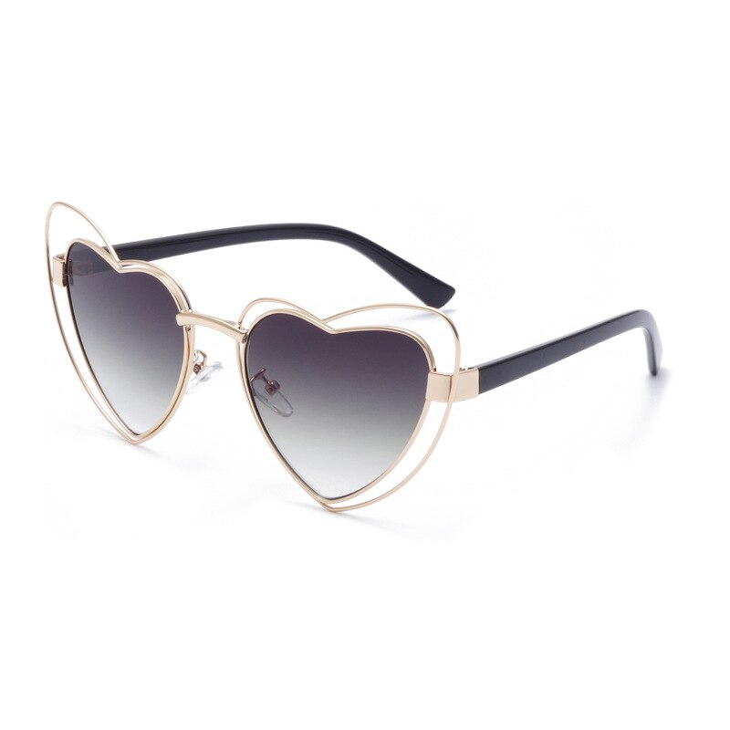 Marry Cat Eye Heart Sunglasses - Retro Luxury for Women