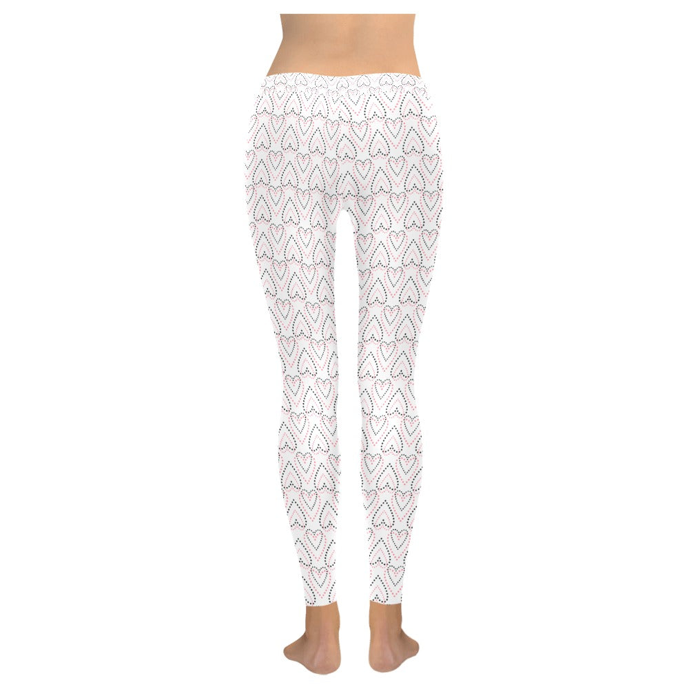 Valentine's Day Etched Hearts Leggings