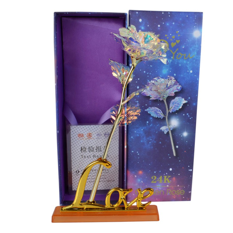 24K Foil Plated Rose - Forever Love Gift