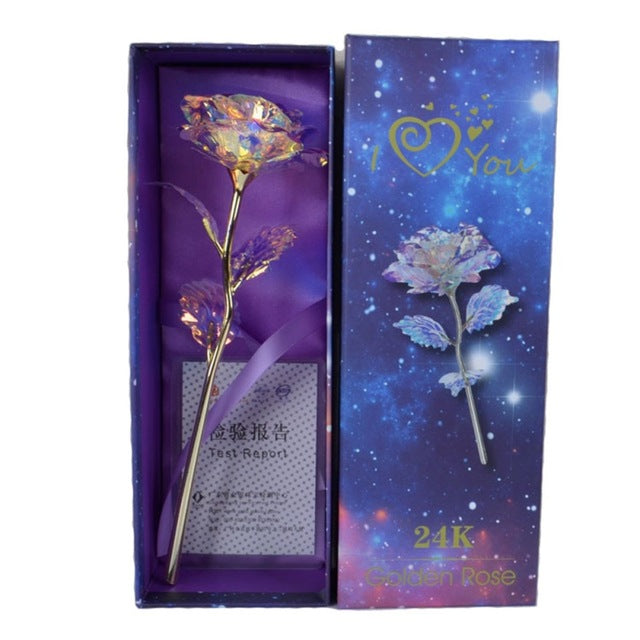24K Foil Plated Rose - Forever Love Gift
