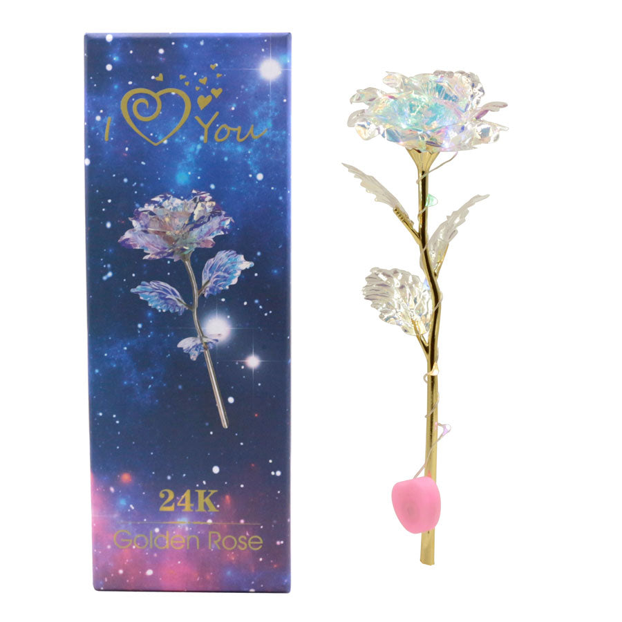 Romantic Colorful LED Fairy Rose Flowers