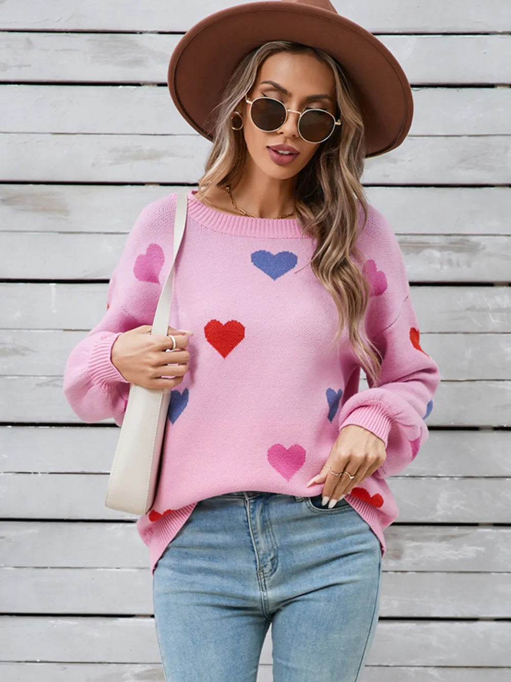 Angel Wings Heart Long Sleeve Sweater
