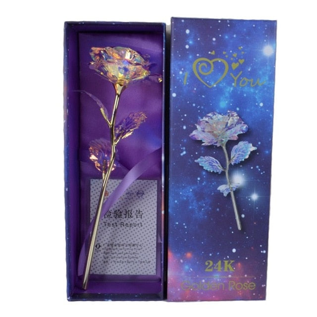 24K Foil Plated Rose - Forever Love Gift