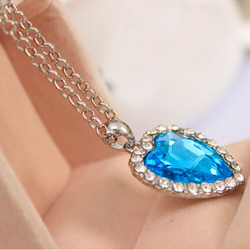 Crystal Heart Pendant Necklace - Romantic Gift Idea