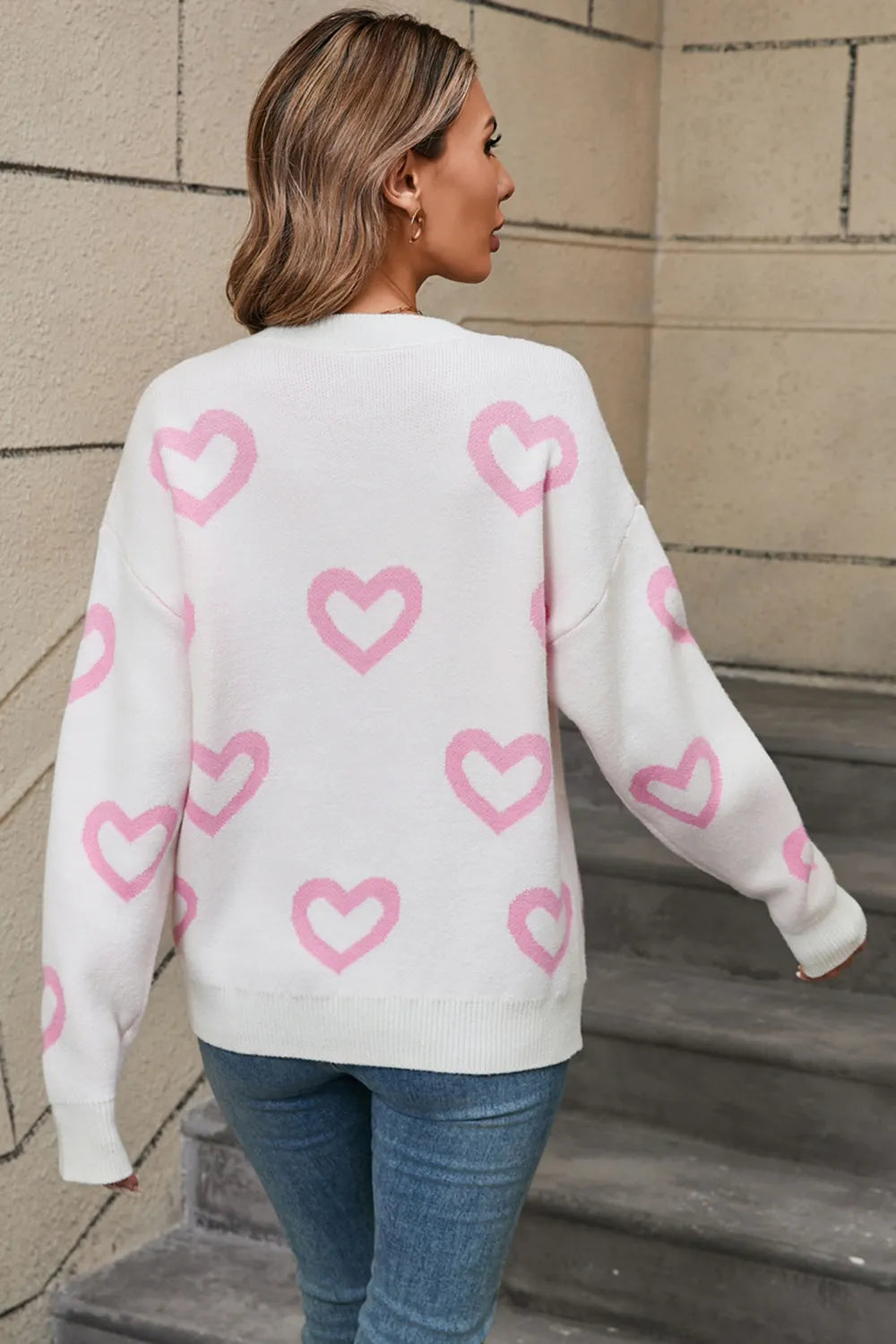 Angel Wings Heart Sweater - Perfect for Valentine’s Day