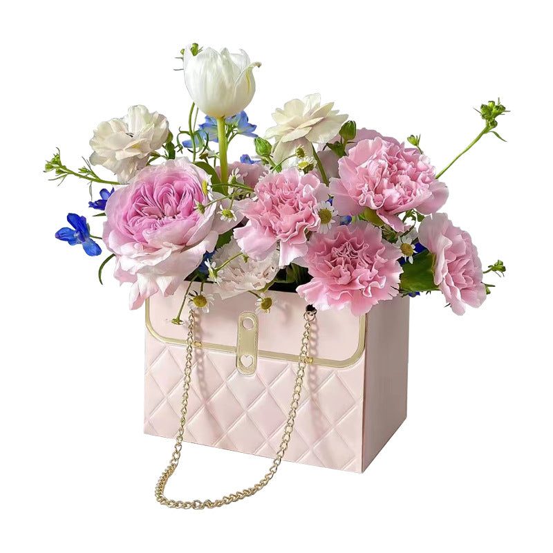Portable Flower Box Gift Packaging for Valentine's Day