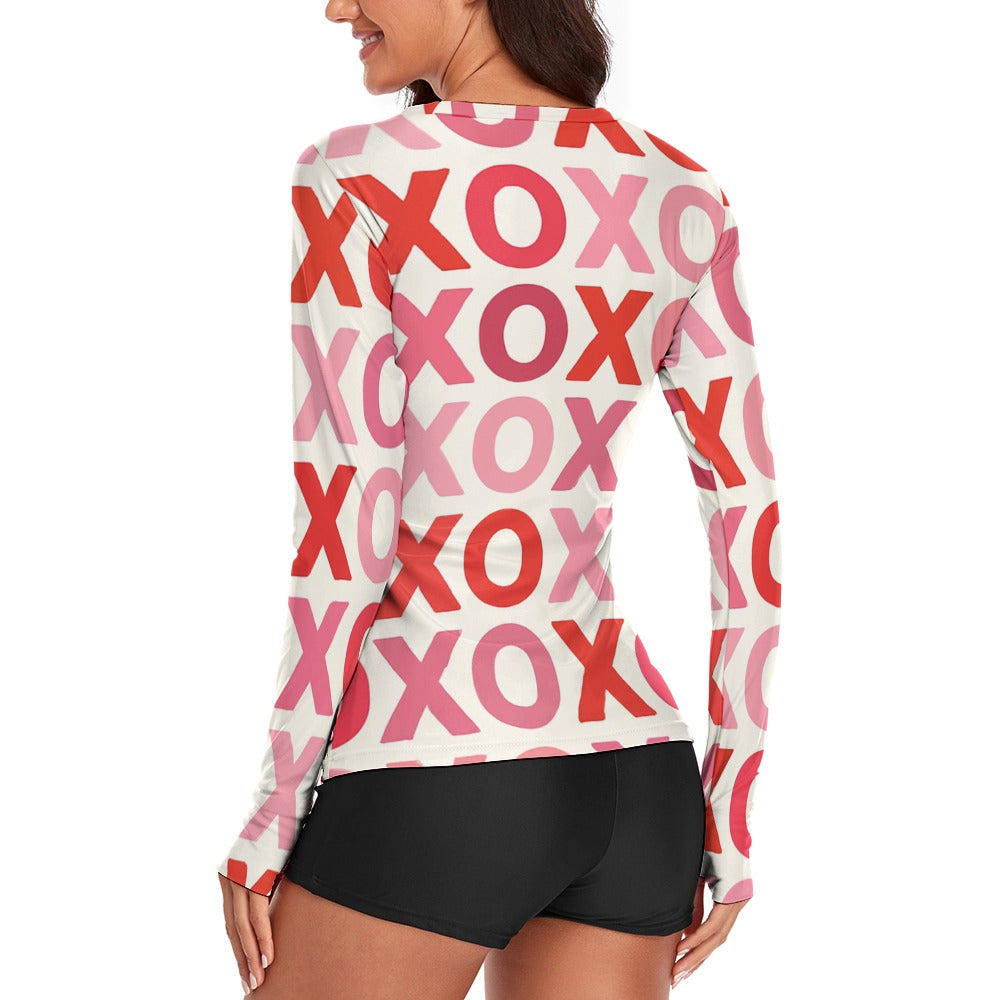 XOXO Valentines Day Women's Long Sleeve T-Shirt