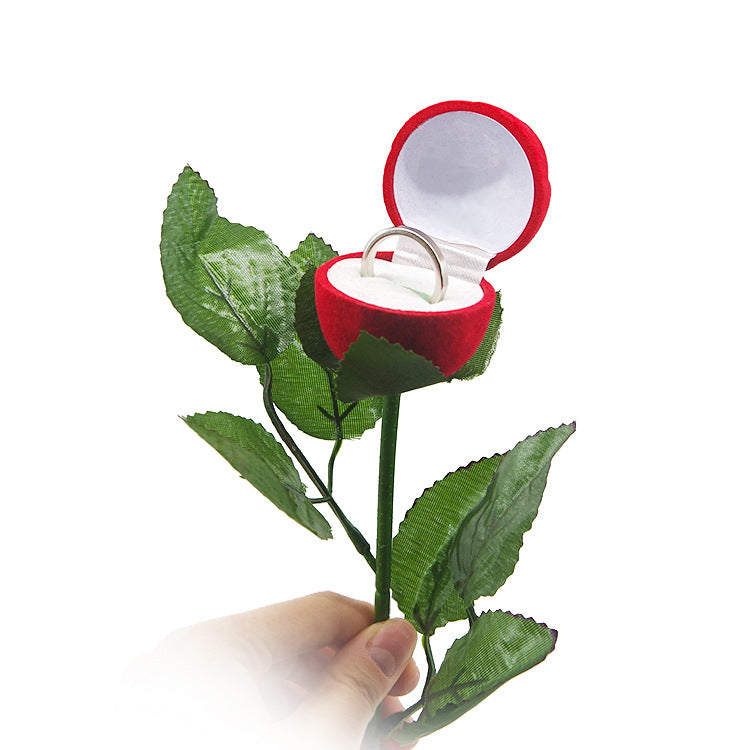 Red Rose Ring Box - Valentine's Day Surprise!