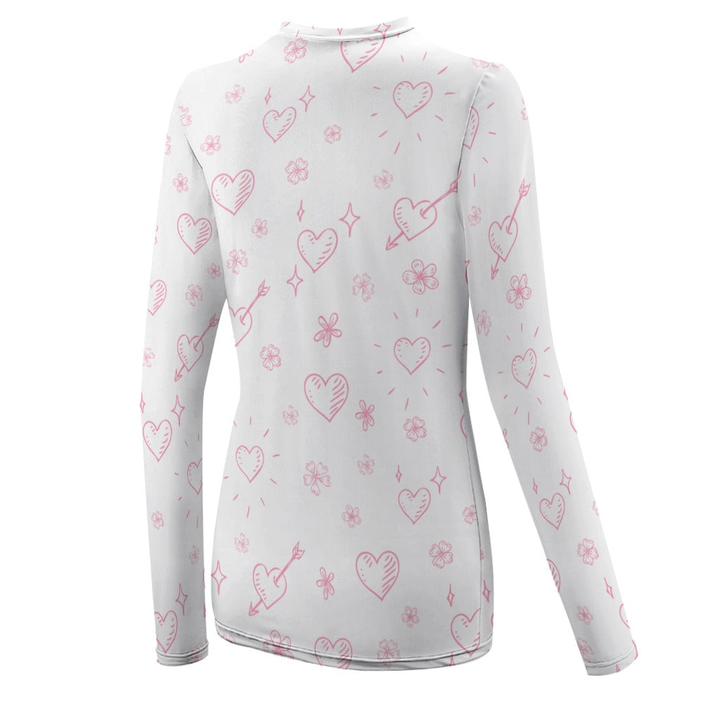 Hearts with Arrows Valentine's Day Women's Long Sleeve T-Shirt