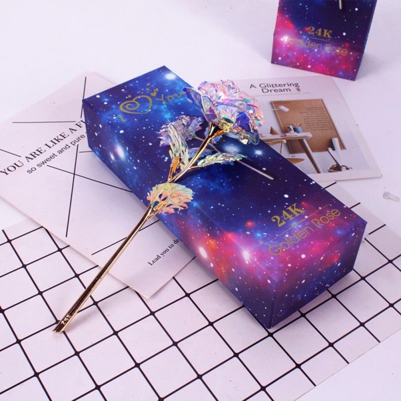 24K Foil Plated Rose - Forever Love Gift