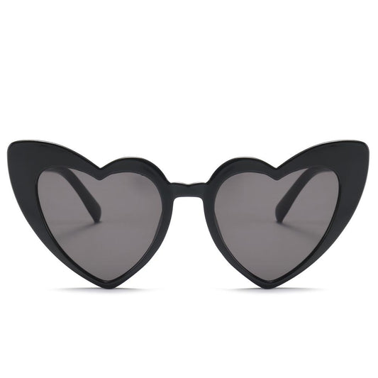 Cat Eye Vintage Heart Shape Sunglasses for Women