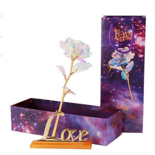24K Foil Plated Rose - Forever Love Gift