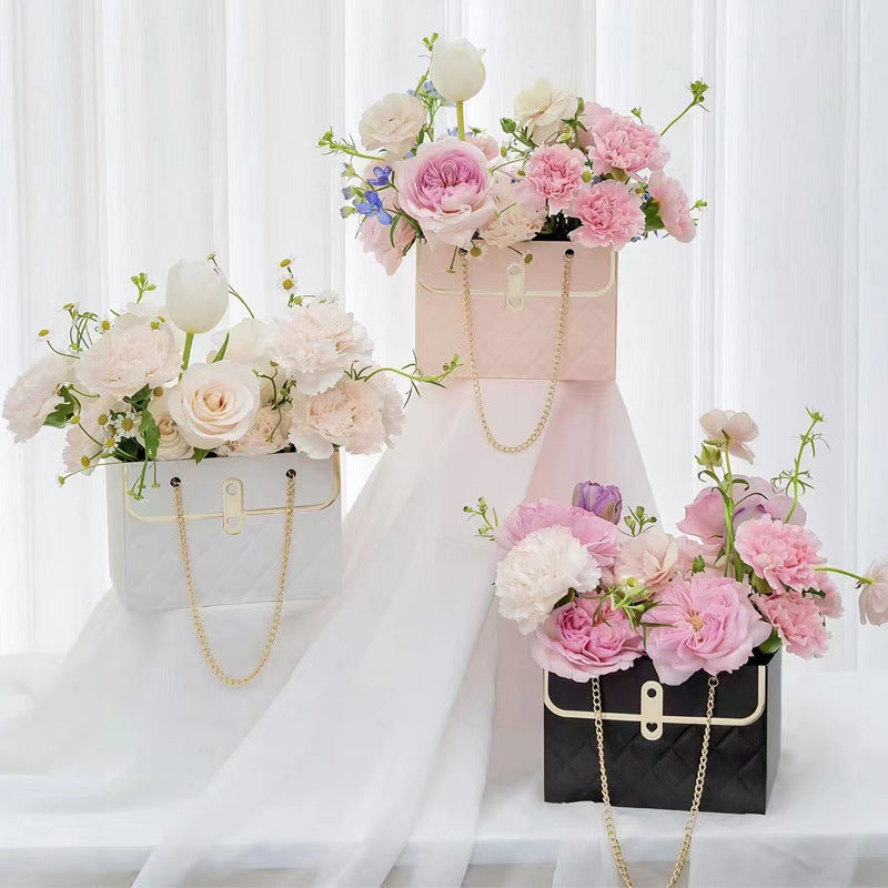 Portable Flower Box Gift Packaging for Valentine's Day