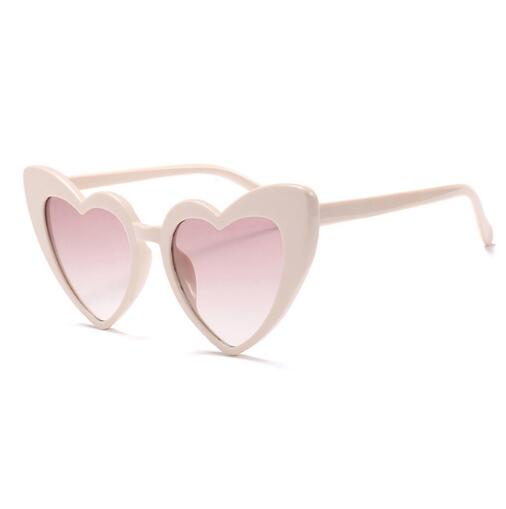 Cat Eye Vintage Heart Shape Sunglasses for Women