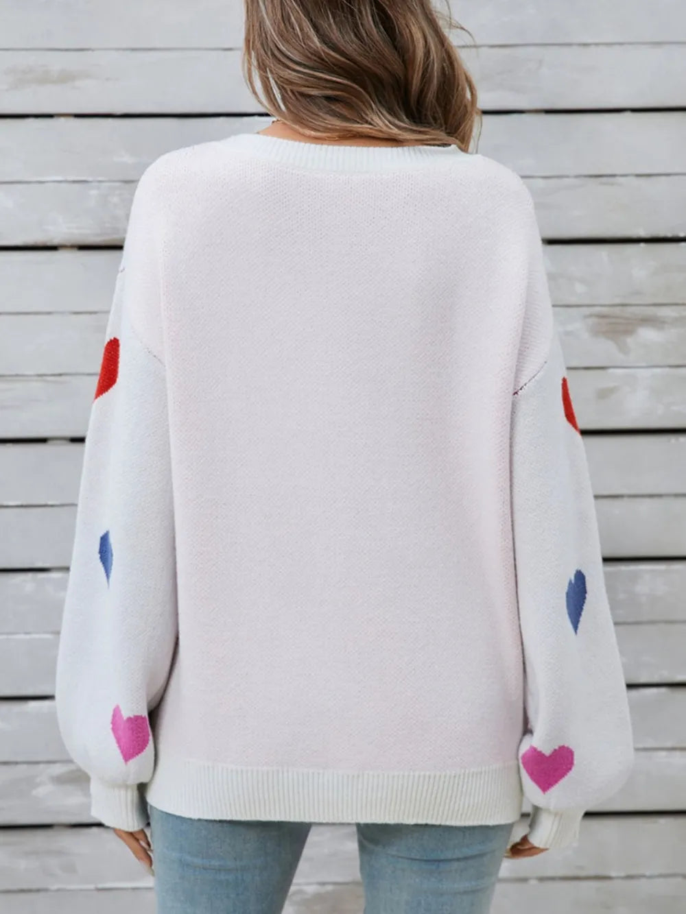 Angel Wings Heart Long Sleeve Sweater