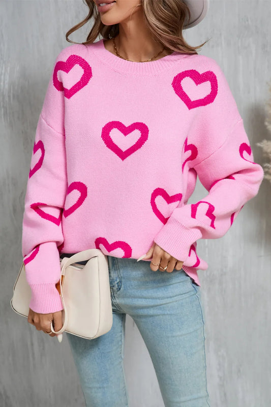 Angel Wings Heart Sweater - Perfect for Valentine’s Day