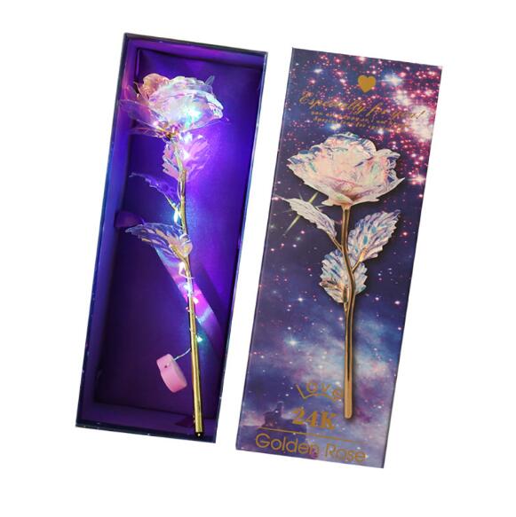 Romantic Colorful LED Fairy Rose Flowers