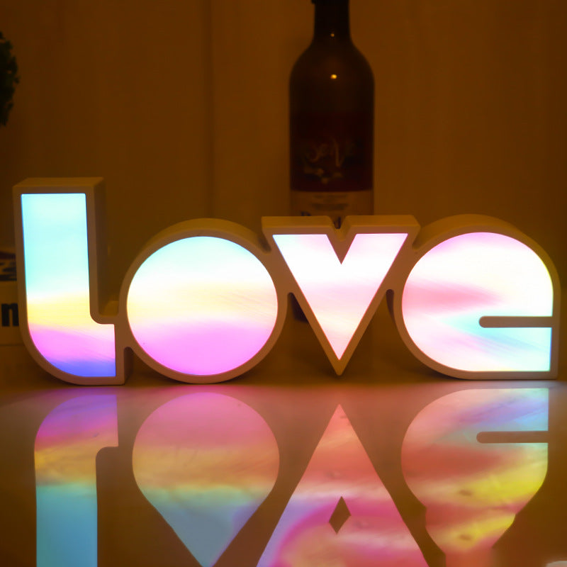 Explosive LED Letter Light Box - LOVE