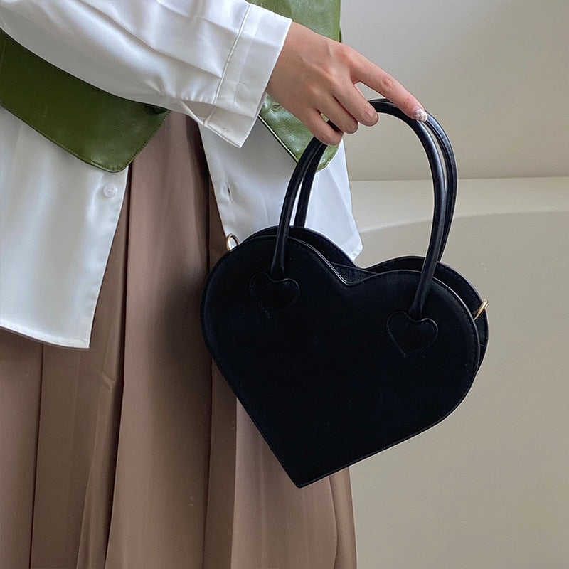 Vintage Love Heart Women's Shoulder Bag