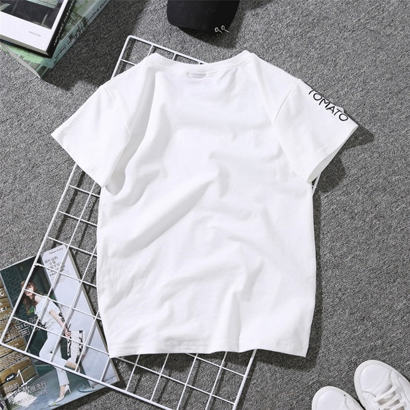 Summer Couples Lovers T-Shirt for Women