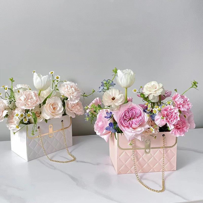 Portable Flower Box Gift Packaging for Valentine's Day