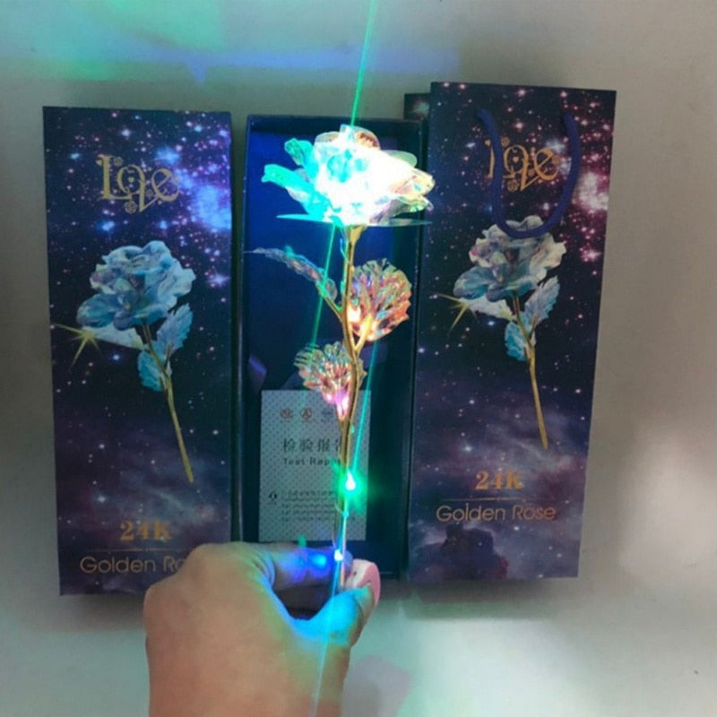 24K Foil Plated Rose - Forever Love Gift