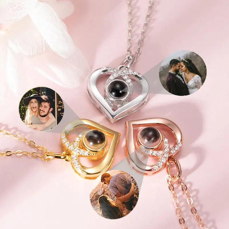 Personalized Photo Projection Necklace