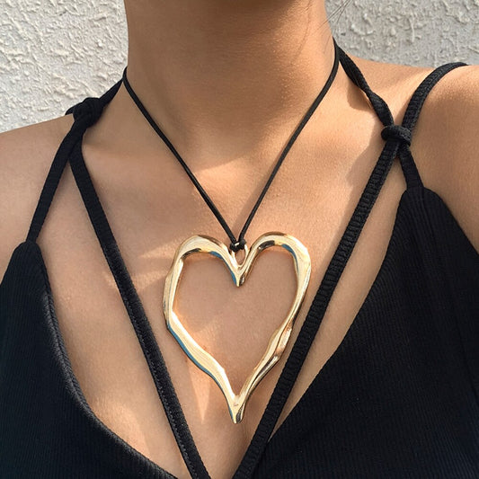 IngeSight.Z Big Love Heart Pendant Necklace