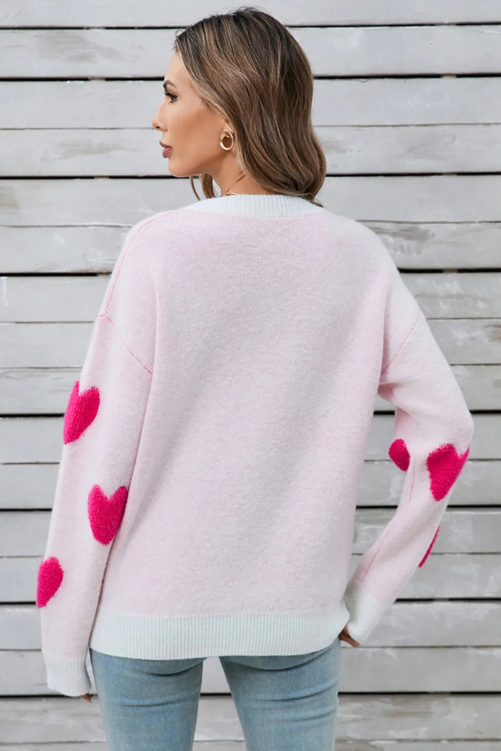 Angel Wings Heart Long Sleeve Sweater
