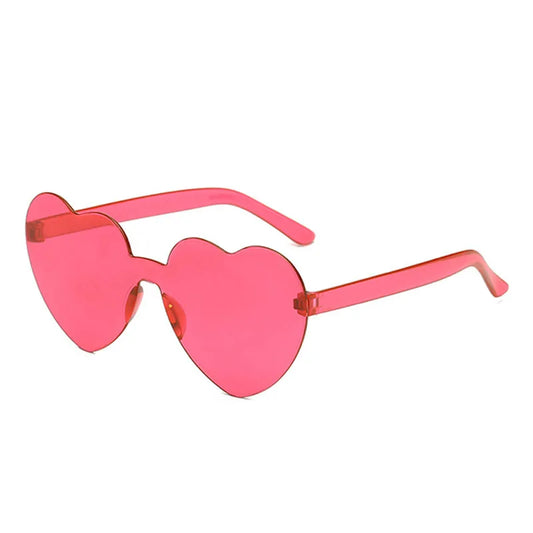 Heart-Shaped Frameless Sunglasses