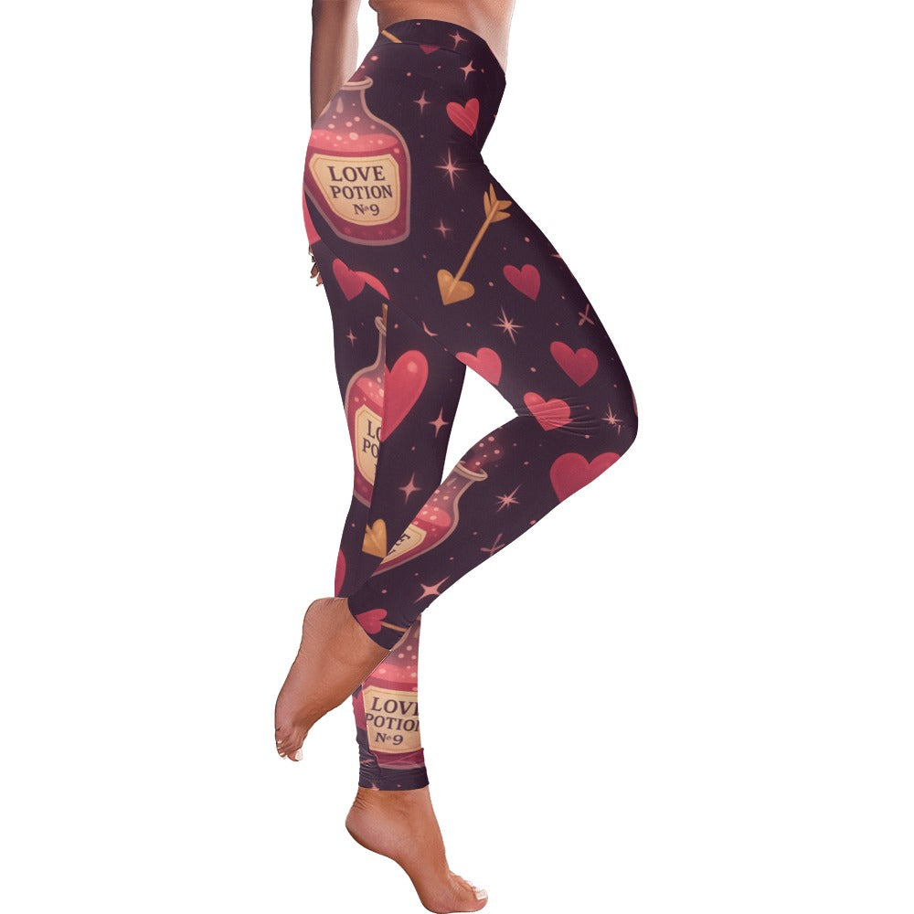 Love Potion Number 9 Women's All-Over Low Rise Leggings