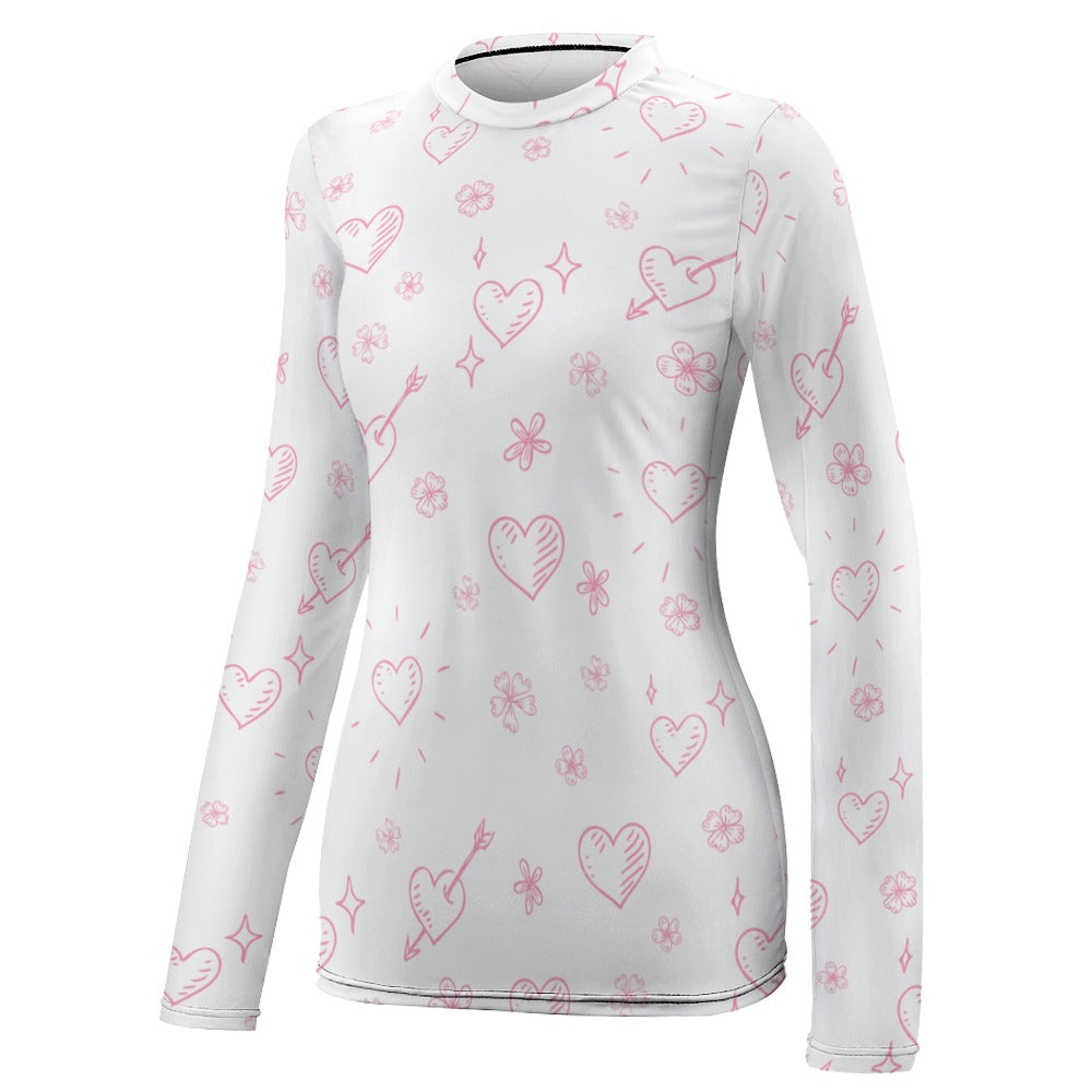 Hearts with Arrows Valentine's Day Women's Long Sleeve T-Shirt